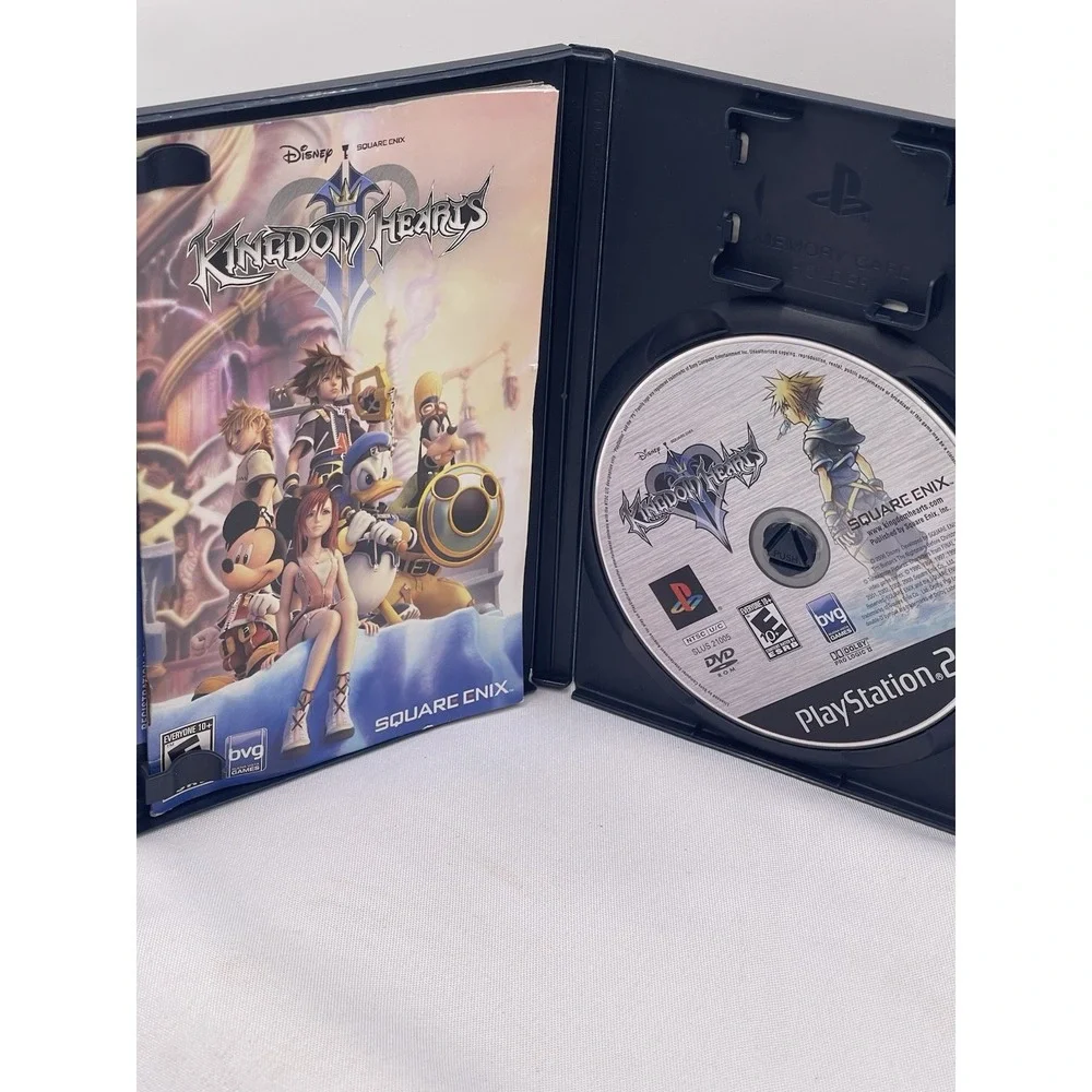 Kingdom Hearts II 2 (PlayStation 2, 2006) CIB COMPLETE + MANUAL PS2‎